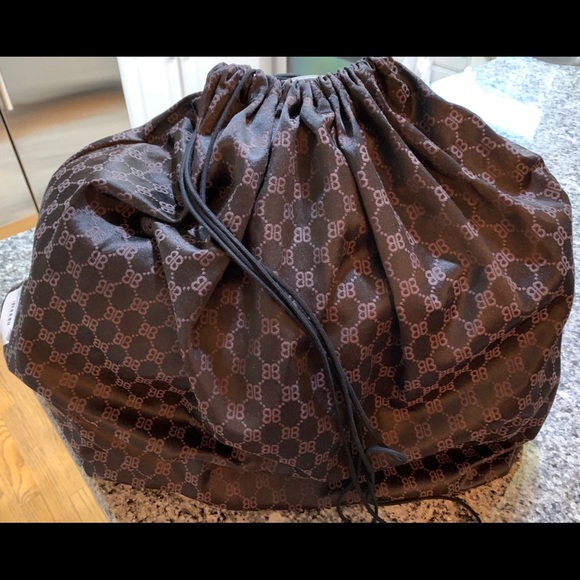 Balenciaga x Gucci Hacker Beige Web Graffiti Medium Duffle Bag - 100% authentic - Picture 10 of 12